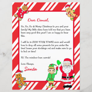 Carta Personalizada de Papai Noel