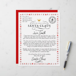 Carta Personalizada de Papai Noel