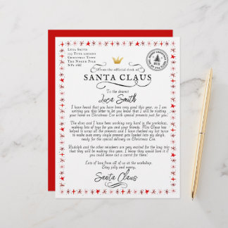 Carta Personalizada de Papai Noel
