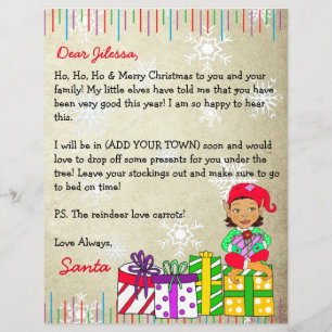 Carta Personalizada de Papai Noel