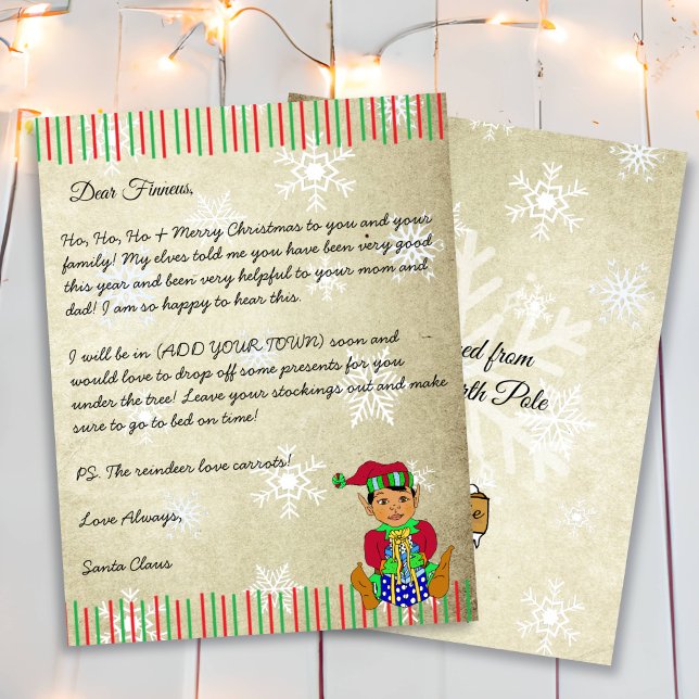 Carta Personalizada de Papai Noel (Criador carregado)