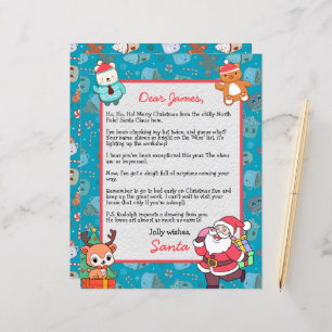 Carta Personalizada de Papai Noel para crianças