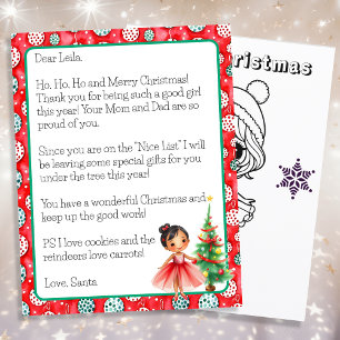 Carta Personalizada de Papai Noel para Crianças