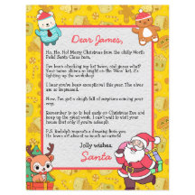 Carta Personalizada de Papai Noel para crianças
