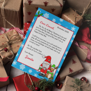 Carta Personalizada de Papais noeis para Crianças