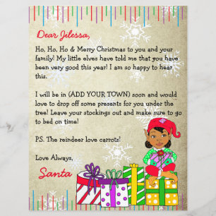 Carta Personalizada do Papai Noel