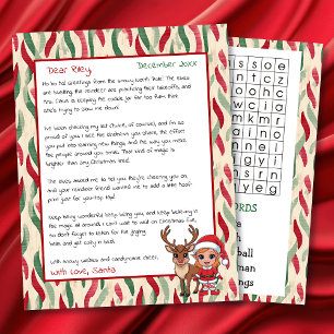 Carta Personalizada Fofa do Papai Noel   Caça-Pala