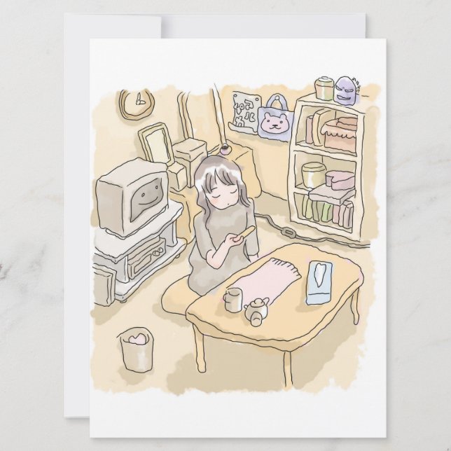 CARTÃO さいくくじ　お部屋 (Frente)