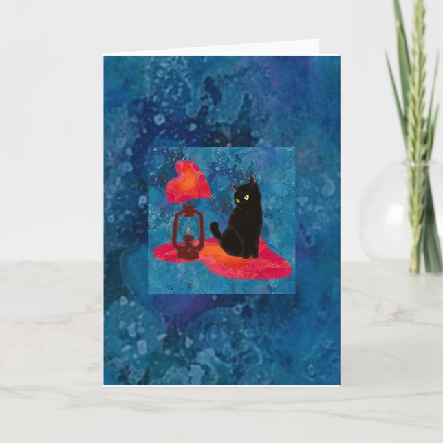 CARTÃO ラ ン タ ン と 猫 (Frente)