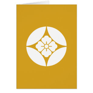 CARTÃO 七 宝 に 花 角