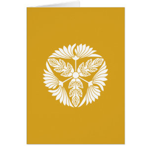 CARTÃO 三 つ 葉 菊