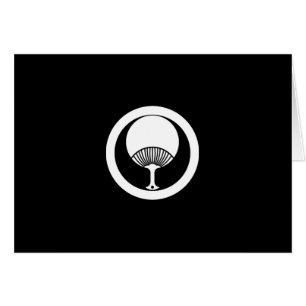 CARTÃO 丸 に 団 扇