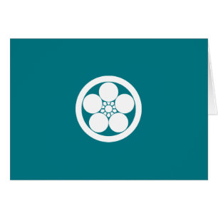 CARTÃO 丸 に 梅 鉢