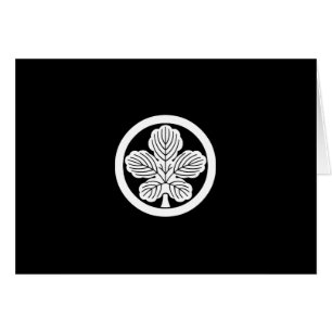 CARTÃO 丸 に 梶 の 葉