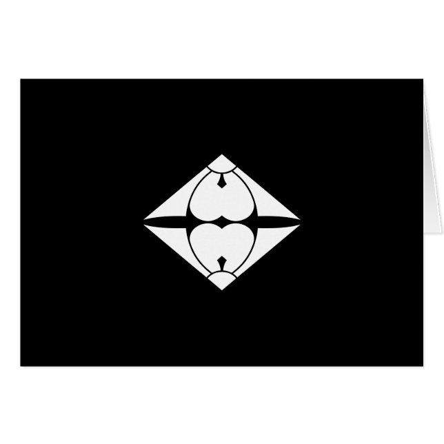 CARTÃO 割 り 剣 酢 漿 草 菱 (Frente Horizontal)