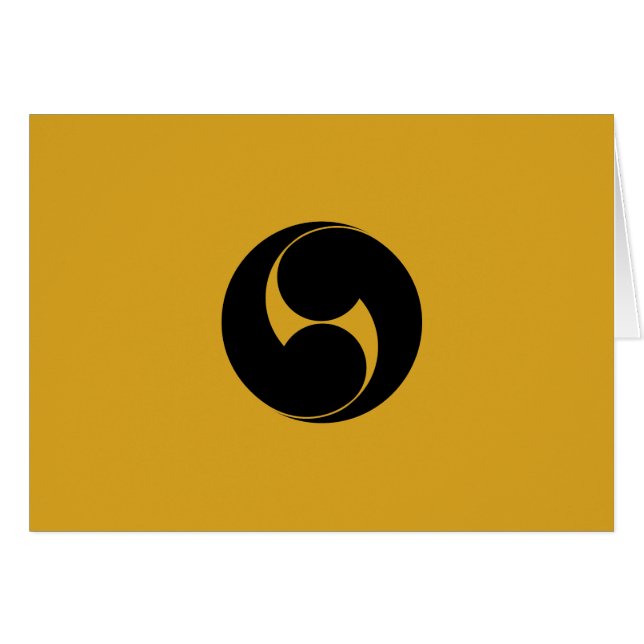 CARTÃO 右 二 巴 (地 抜 き) (Frente Horizontal)