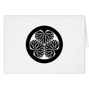 CARTÃO 尾 州 家 三 葵 つ