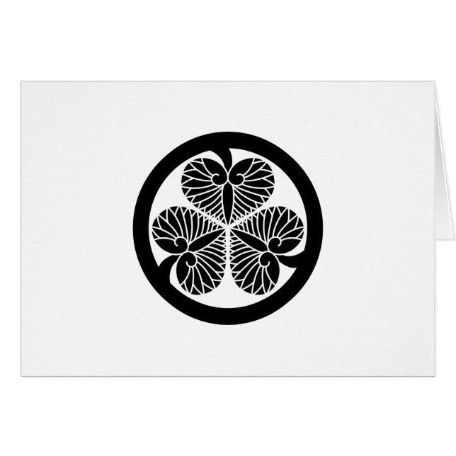 CARTÃO 徳 川 葵(徳 吉 宗) (Frente Horizontal)