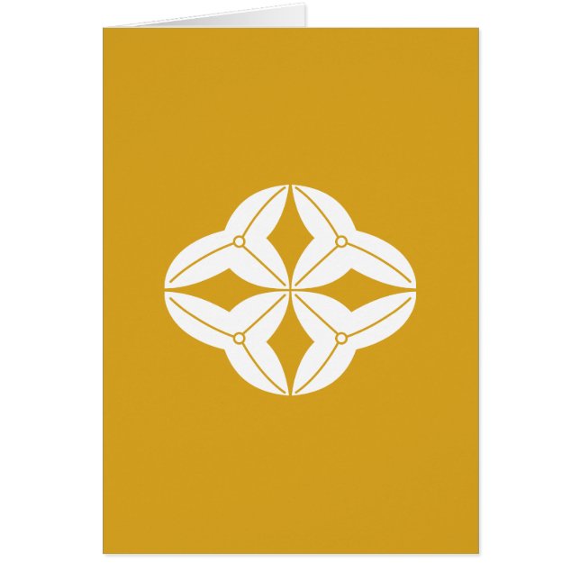 CARTÃO 沢 瀉 七 宝 (Frente)