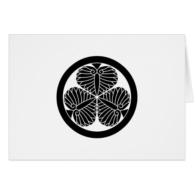 CARTÃO 津 会 葵 (Frente Horizontal)