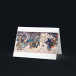 Cartão 猫 の 雪 だ ま 国 Grande Gato Snowman, Kuniyoshi, Ukiyo-<br><div class="desc">歌 川 国 Utagawa Kuniyoshi Utagawa Kuniyoshi (1º de janeiro de 1798 - 14 de abril de 1861) foi um dos últimos mestrados do excelente japonês estilo ukiyo-e de impressões de madeira e pintura. Ele está associado à escola de Utagawa. A gama de indivíduos preferidos de Kuniyoshi incluía muitos gêneros: paisagens,...</div>