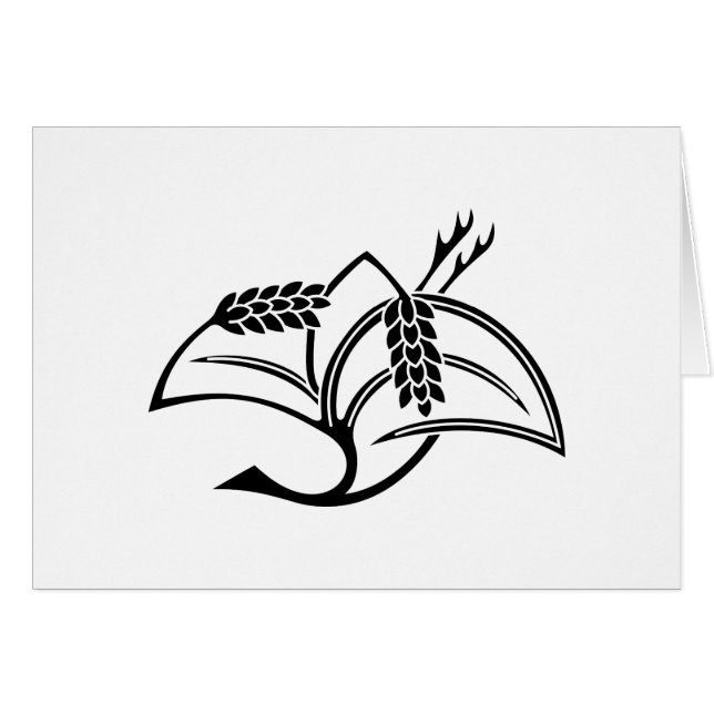 CARTÃO 稲 鶴 (Frente Horizontal)