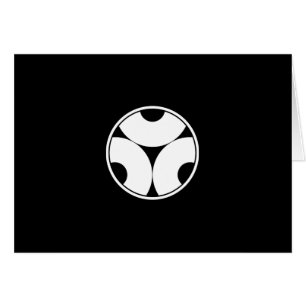 CARTÃO 糸 輪 に 三 割 つ 蛇 り の 目