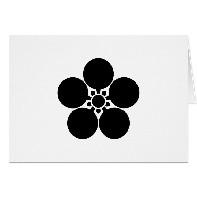 CARTÃO 菅 家 梅 鉢 (Frente Horizontal)