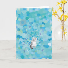 CARTÃO 見上げる猫