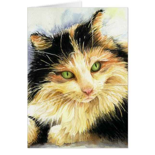 Cartão 0010 Calico Cat (Frente)