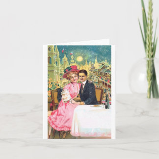 Cartão 001 do casal do Victorian