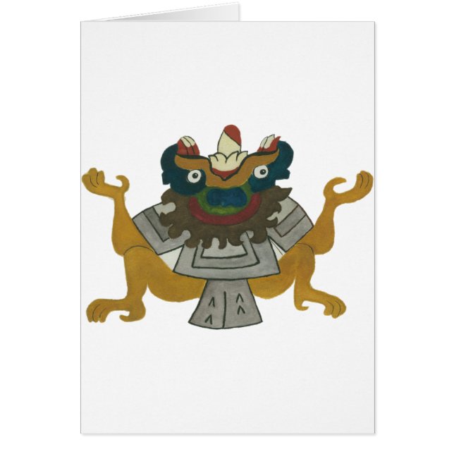 Cartão 02.Tlaltecuhtli - Mayan / Aztec Creator God (Frente)