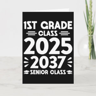 Cartão 1ª série turma de 2025 futuro senior turma de 2037