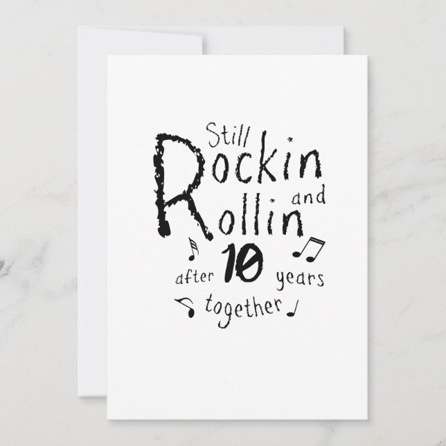 Cartão 10º Aniversário - 10 Anos de Casais (Frente)