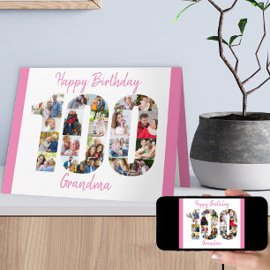 Cartão 100º Aniversário Número 100 Foto de saída