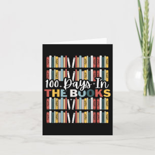 Cartão 100º Dia Da Escola.100 Dias Nos Livros Lendo