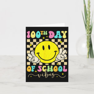 Cartão 100º Dia da Escola Víbias Sorriso Bonito 100 Dias