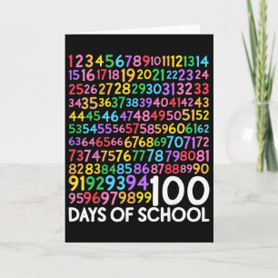 Cartão 100º Dia De Aula Professor Crianças 100 Dias Matem