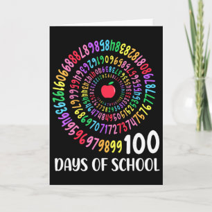 Cartão 100º Dia De Escola 100 Dias Matemática Número Prof