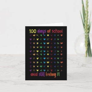 Cartão 100º Dia De Estudantes Meninas Oferecidas 100 Dias