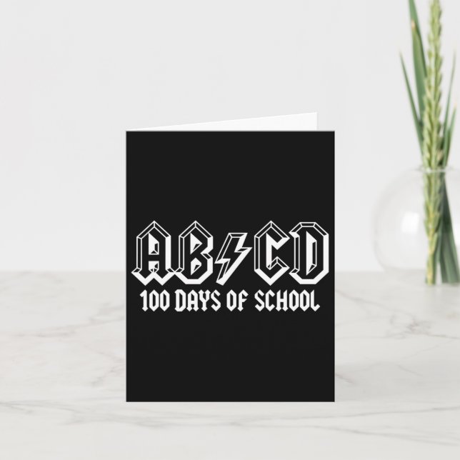 Cartão 100º Dia de Professores Crianças Feliz 100 (Frente)