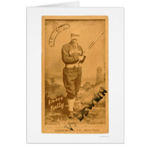 Cartão $10000 rei Kelly Basebol 1887