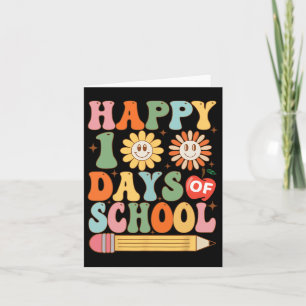 Cartão 100 Dias 100. º Dia Da Escola Para Meninos