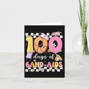 Cartão 100 Dias De Enfermeira Da Escola De Banda Aids 100