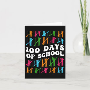 Cartão 100 Dias De Escola 100.º Dia De Estudantes Tea