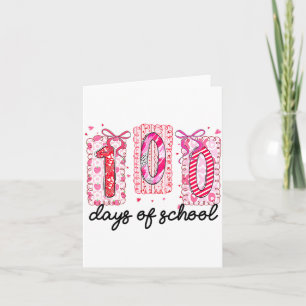 Cartão 100 Dias De Escola Coquette Dia Dos Namorados Meni