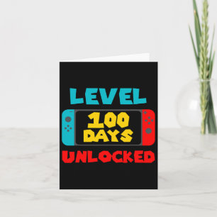 Cartão 100 Dias De Escola Desbloqueados 100 Dias De Vídeo