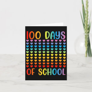 Cartão 100 Dias De Estudantes Mais Inteligentes 100 Dias