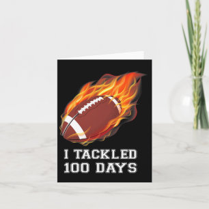 Cartão 100 Dias De Futebol De Figurino Escolar 1