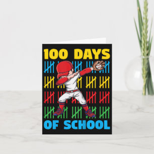 Cartão 100 Dias De Meninos Escolares 100º Dia Da Escola